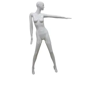 WF.XRW291 Female Dress White/Flesh Mannequin standing Form