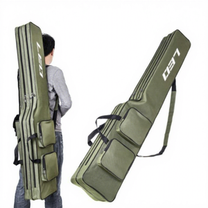 Borsa per Canne da Pesca Pieghevole a Tre Strati, Grande Capacità, 1.2M 1.5M, Multifunzione con Doppia Tracolla - Product Image 3