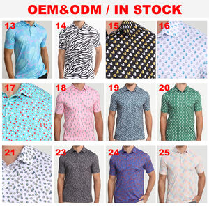 Polo de Golf de Tela con Logotipo Bordado Personalizado, Ropa Seca Ajustada con Estampado Completo, 1 Unidad - Product Image 5