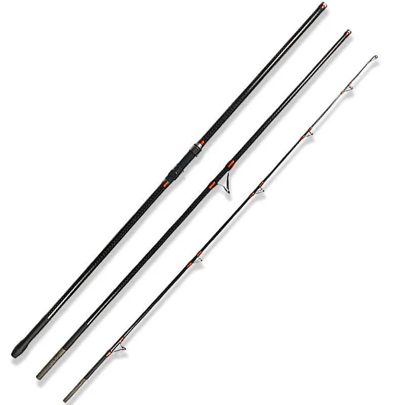 HYD-OEM/ODM Factory Hot sale 30/24TT carbon 3 Section 4.2/4.5M Spinnging Casting Fishing Surf Rod