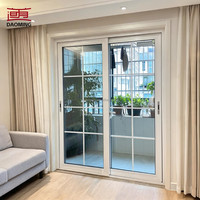 Portes coulissantes modernes en PVC pour balcon et cuisine, sûres et écologiques, adaptées aux résidences, hôtels et villas