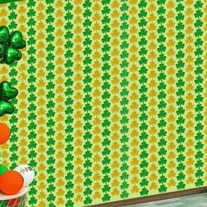 2m Gold <b>Green</b> <b>Tinsel</b> Fringe Curtain St Patricks Day Party Photo Booth Backdrop Decor - Product Image 2