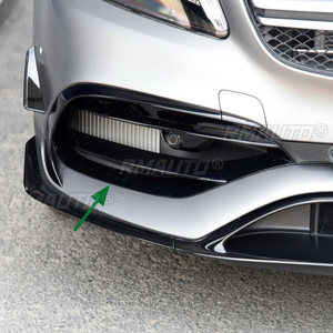 กระจังหน้ากันชนรถสีดำมันวาวฝาครอบไฟตัดหมอกสำหรับ Mercedes-Benz CLS-Class CLS260 C218 300 AMG 2015 2016 2017แต่งรถ - Product Image 5
