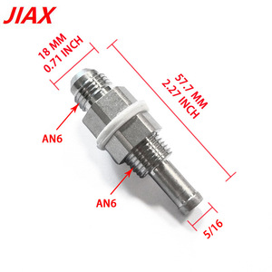 Aluminum Fuel <b>Pump</b> <b>Adapter</b> AN6 To 5/16 Fuel Line Connector For Automotive Use - Product Image 3