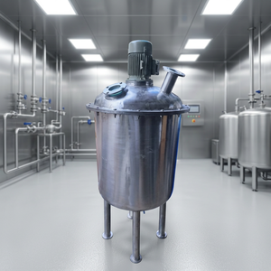 Cuve de mélange en acier inoxydable 500L avec agitateur, chemise chauffante et pompe à roulement pour le traitement chimique industriel - Product Image 3