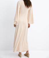 Robe d'été en tissu personnalisé, fabrication directe d'usine, OEM ODM, soie, mousseline, grande taille, vêtements décontractés pour femmes, fête, plage, vacances