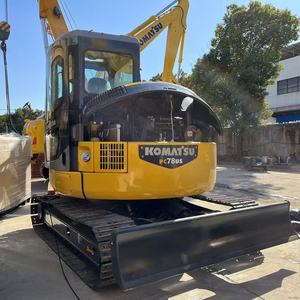 Excavatrice japonaise de 8 tonnes à vendre, meilleur prix, Komatsu PC78US d'occasion, ultra courte portée, chenilles, diesel, hydraulique, pièces d'origine. - Product Image 2