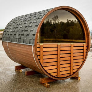 Üretici yeni tasarım kırmızı sedir varil açık Sauna evi - Product Image 5