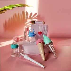 Plastik Lucu Jelas Permen <span class=keywords><strong>Lip</strong></span> <span class=keywords><strong>Gloss</strong></span> Tabung <span class=keywords><strong>Gloss</strong></span> Wadah Kemasan Tabung dengan Sikat untuk Anak-anak Kosmetik Kemasan Lipstik 500Pcs - Product Image 4