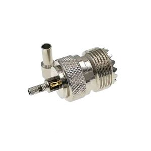 ขั้วต่อ RF แบบ Crimp Type SO239 UHF ตัวเมีย สำหรับสายโคแอกเชียล RG58 - Product Image 4
