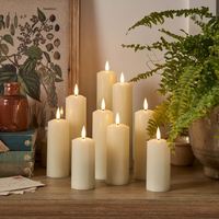 Junda lilin pilar 10x H30 cm lilin pilar pegas lilin pilar bunga