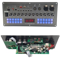 Carte amplificateur audio Bluetooth personnalisée avec entrée USB, carte TF, MP3, micro, guitare, panneau de contrôle de système de sonorisation karaoké OEM
