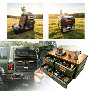 OEM Universelles Schubladensystem 4x4 Aluminiumlegierung Technischer Kunststoff Pickup-Truck Schublade - Product Image 1