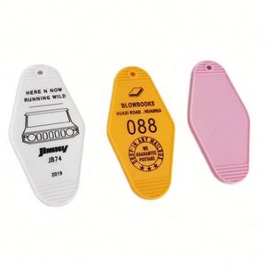 Clear Plastic Keychain Glitter Acrylic Motel <b>Key</b> <b>Chains</b> - Product Image 1