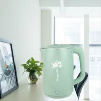 Fournisseur professionnel Théière Bouilloire saine portable Eau chaude rapide anti-surchauffe Bouilloire électrique en acier inoxydable 1,7 L