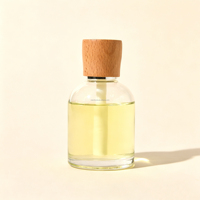 Vente en gros de bouteilles de diffuseur de roseau en verre vide de 80ml avec bouchon à bille de volatilisation de boue de diato