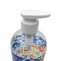 Bouteilles à pompe vides transparentes de 500 ml pour shampoing, gel douche, lotion, bouteille faciale, bouteille de lotion pour le corps avec pompe