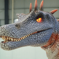 Realistiche Glimmende Ogen Dinosaurus Kostuum Verborgen Poten Lopende Spinosaurus Dinosauruspak Met Led Ogen 3D Technologie Fabrieksprijs