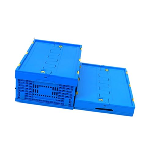 Caisses de rangement robustes, caisses de déménagement en plastique empilables, bacs de transport avec couvercle attaché - Product Image 3