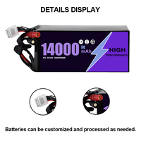 Batterie Lithium Polymère NMC Semi-Solide Liansi 6S 22.2V 3C 14000mAh de Haute Qualité, 1000 Cycles, -20~65°C, pour Grands Drones