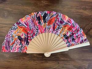 Quạt Cầm Tay Bằng Tre Gấp Bằng Gỗ Chất Lượng Cao Tuyệt Đẹp Kèm Túi Quạt Cầm Tay Gấp Tùy Chỉnh - Product Image 4