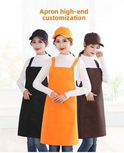 Delantal de Poliéster de Alta Calidad de Fábrica OEM, Sostenible, con Logotipo Personalizado, Tirantes para Mujer, para Cocina, <span class=keywords><strong>Restaurante</strong></span>, Barbacoa - Product Image 5