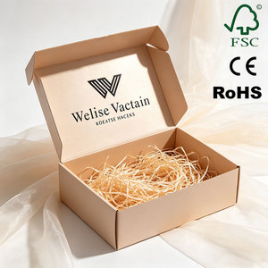 Caja de Cartón Corrugado Impresa al por Mayor de Primera Calidad para Envío de Productos de Pequeñas Empresas y Regalos con Diseño de Laminación Mate/Brillante - Product Image 1