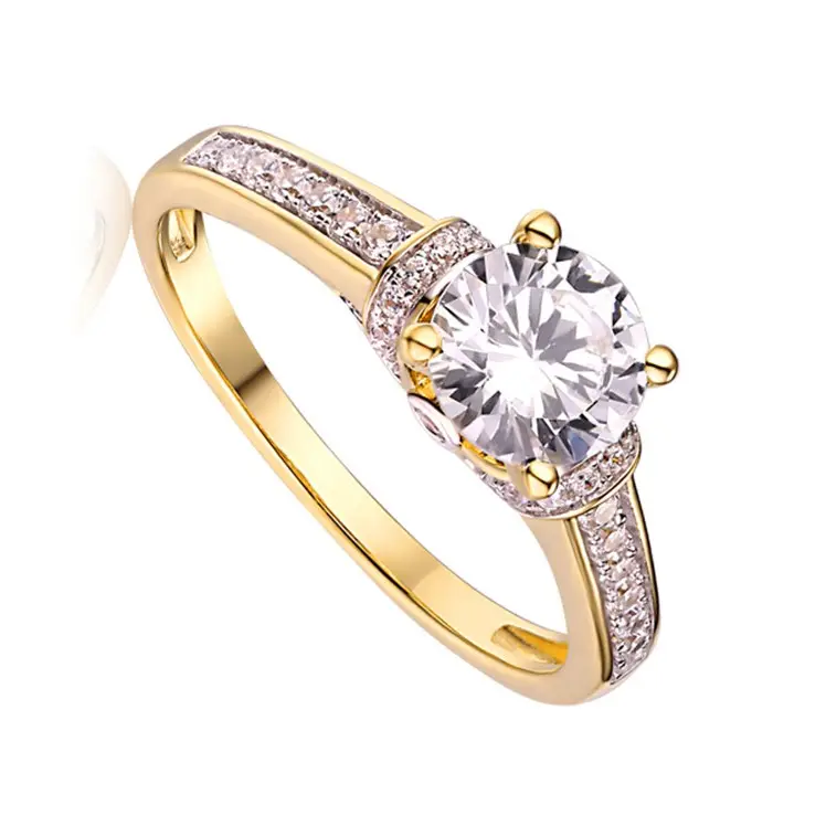 Ring Ring Ring Top Quality Luxury Gold Jewelry Costumised 18K Diamond Ring Gold Rings