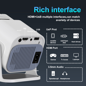 Hy320 Mini Rạp Chiếu Phim Gia Đình 720P Video Thông Minh Máy Chiếu 300 Lumens Android 11 Máy Chiếu Wifi Movie Video Xách Tay 4K Máy Chiếu - Product Image 6