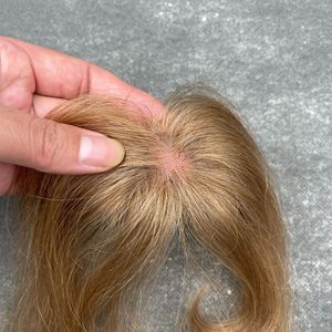 LONGFOR-Toupet à base mono en dentelle indienne pour femmes, longue durée, avec fermeture frontale, couvrant le front, noué à la main - Product Image 4
