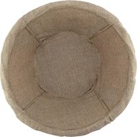Panier à levée en osier doublé de lin Yulin Jiafu, rond, 8 1/4 pouces