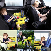 Plateau de voyage portable pour enfants, facile à manipuler, plateau de dessin de voyage réutilisable pour enfants, plateau de rangement pour siège auto