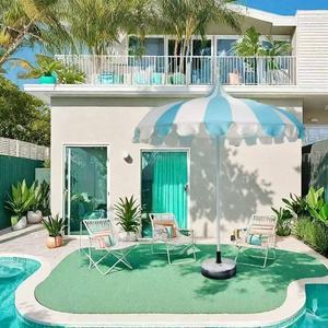 ที่ทันสมัยกลางแจ้งขนาดใหญ่บังแดดร่มเจดีย์ร่มอินเทอร์เน็ตคนดังข้ามพรมแดนลานฐานร่มสำหรับลานกว้างวิลล่าชายหาด - Product Image 3