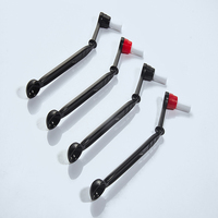 Brosse à angle spécial 2-en-1, poils en nylon épais et rigides, écologique, qualité alimentaire, noire, pour machine à expresso Liang Yuan