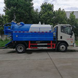 2019 removedor de esgoto tipo sucção, caminhão de limpeza de banheiro, caminhões à vácuo de esgoto para venda - Product Image 3