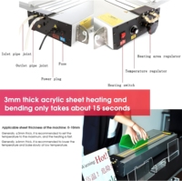 Offre Spéciale AECFUN ABM1300 Machine à cintrer manuelle pour lettres 3D en acrylique et PVC, pour enseignes publicitaires, certifiée CE, 220V