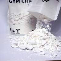 Craie blanche pour la gym, carbonate de magnésium, craie sportive, poudre antidérapante pour l'escalade, la remise en forme, l'haltérophilie, OEM