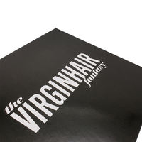 Boîte d'emballage personnalisée noire brillante pliable avec fermeture magnétique pour ensembles de fitness pour femmes, grande boîte d'expédition noire avec logo