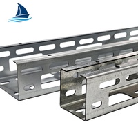 Système de conduits et de chemins métalliques flexibles galvanisés industriels, gestion des câbles en treillis métallique en acier pré-galvanisé, pliage polyvalent