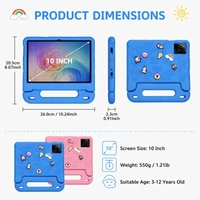 Tablette pour enfants 10 pouces WiFi Qualcomm 615 Octa Core, tablette éducative intelligente résistante aux chutes, 512 Go, Android 14, carte SIM, jeux pour enfants