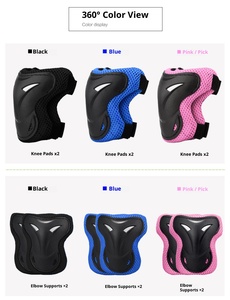 Gran oferta, nuevo producto, <span class=keywords><strong>Fox</strong></span> Skate, rodilla, codo, muñeca, Palma, almohadillas protectoras flexibles profesionales, 6 uds., protección de seguridad, patinaje - Product Image 3