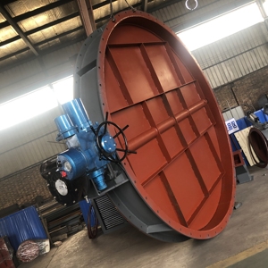 Actionneur de vanne papillon ventilée DN2000 pour le contrôle du débit d'air en conditions nouvelles, polyvalent pour la ventilation industrielle - Product Image 4
