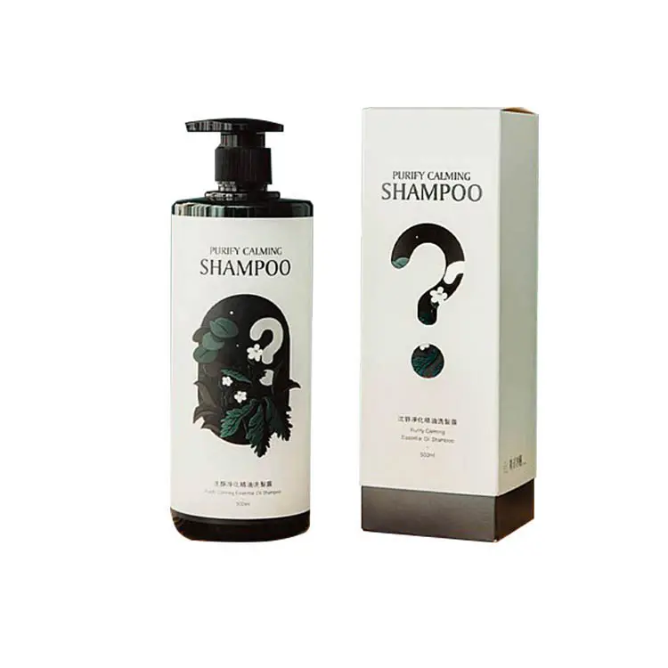 OEM all'ingrosso riciclabile alla moda progettazione Shampoo e balsamo bottiglie con scatola condizionatore Shampoo Box