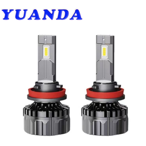 ไฟหน้า LED สีฟ้า Asruex D32 กำลังสูง 12V 180W 8000LM 7500K พร้อมพัดลมระบายความร้อน วัสดุอะลูมิเนียม ใช้ได้กับรถยนต์ทั่วไป รับประกัน 2 ปี - Product Image 2