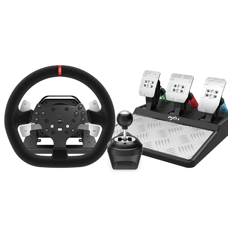 usb 900 degree volante for ps4 force feedback steering wheel joystick for ps4, pc, xbox one with pedals and shifter