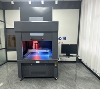Machine de marquage laser à fibre de grand format de type portique 600*600mm pour tôles métalliques