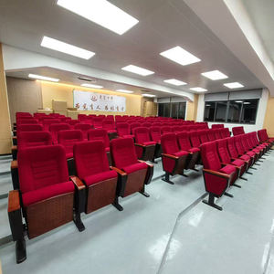 Sièges modernes pour théâtre, auditorium, église, conférence <span class=keywords><strong>avec</strong></span> tablette d'écriture, chaises pliantes en tissu pour l'école et le <span class=keywords><strong>bureau</strong></span> à domicile - Product Image 2