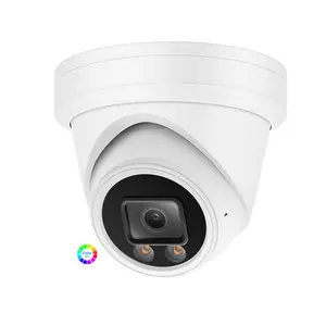 Popular HIK Compatible 8MP 4K HD POE ColorVu Full Color Dome CCTV IP Camera Built-in Mic Human Body/Vehicle Detection