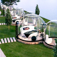Tente Dôme PC de Luxe pour Hôtel avec Coque en Polycarbonate Préfabriquée pour Habitation