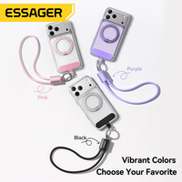 ESSAGER ES-X83 2 en 1, Cable de Datos USB C a USB C de 3A PD 60W para Laptop y Teléfono, Carga Rápida, con Cordón de Silicona, para iPhone y Samsung